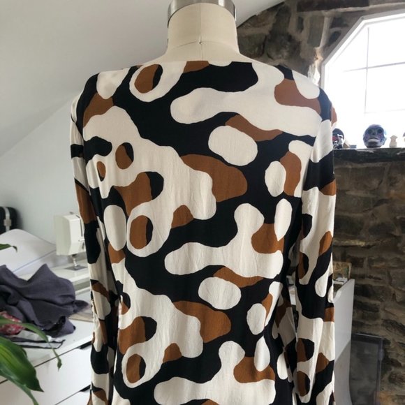 Marimekko Pauli Gathered Sleeve Blouse EU34 - Picture 2 of 8